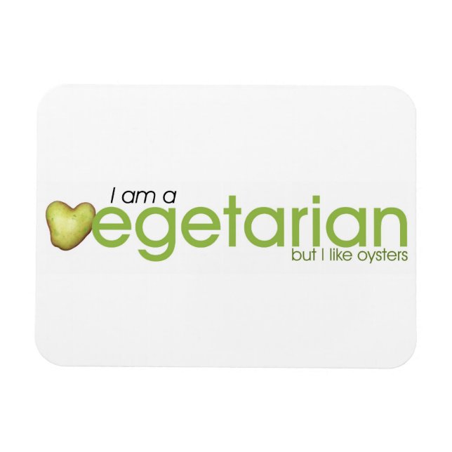 Jag heter Vegetarian - Magnet (Horisontell)