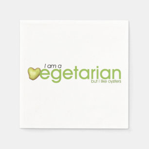 Jag heter Vegetarian Pappersservett
