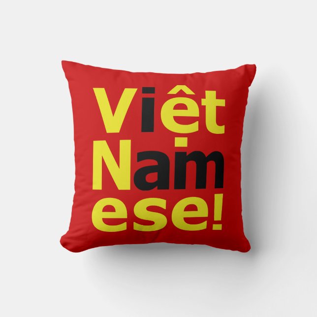 Jag heter Viet Namese! Kudde (Framsida)
