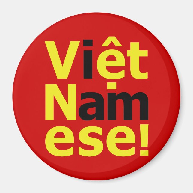 Jag heter Viet Namese! Magnet (Framsidan)