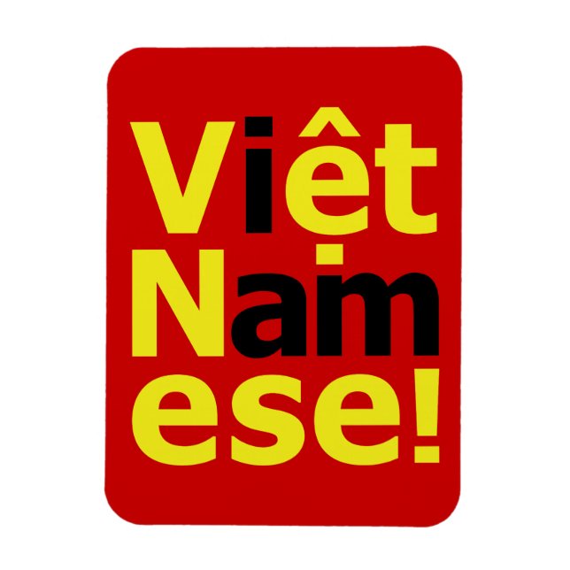Jag heter Viet Namese! Magnet (Vertikal)