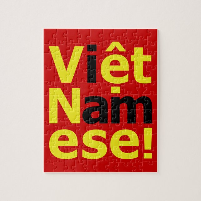 Jag heter Viet Namese! Pussel (Vertikal)