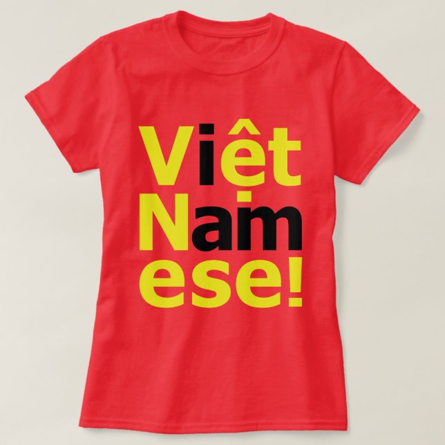 Jag heter Viet Namese! T Shirt (Design framsida)
