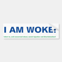Jag heter Woke Bumper Sticker