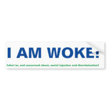 Jag heter Woke Bumper Sticker