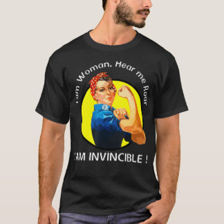 Jag heter Woman, hör mig Roar, jag är oövervinneli T Shirt