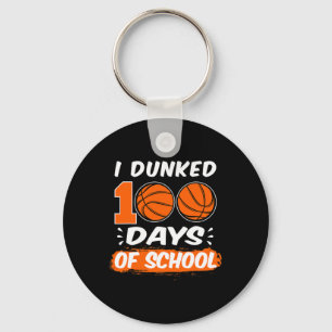 Jag hittade 100 dagar skolbasket nyckelring