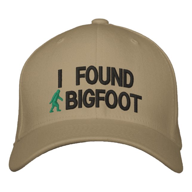 Jag hittade bigfoot broderad keps (Framsida)