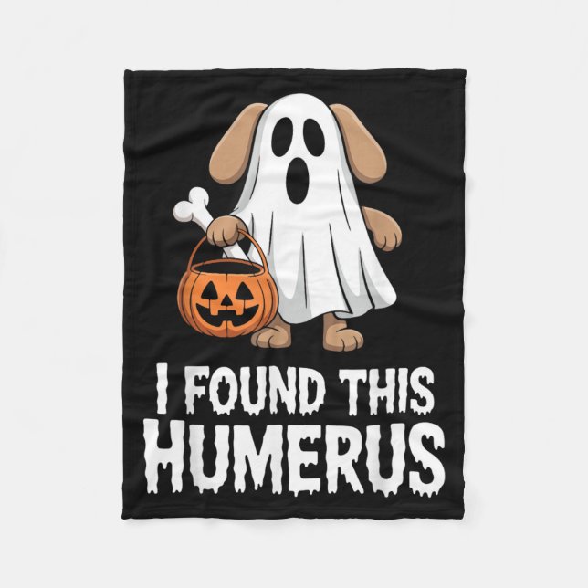 Jag hittade den här humerus Halloween-kostymen Fleecefilt (Framsidan)