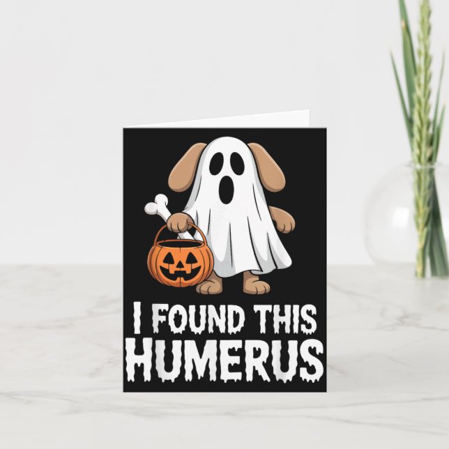 Jag hittade den här humerus Halloween-kostymen Kort (Framsida)