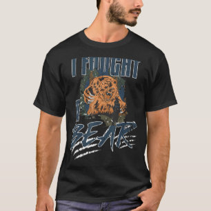Jag hittade en björnkvinna Vild Boxing Bear Animal T Shirt