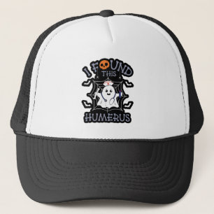 Jag hittade Humerus Funny Ghost Nursing Halloween Keps