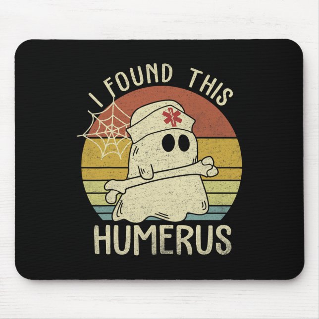 Jag hittade Humerus Funny Halloween Nurse Fall Sc Musmatta (Framsidan)