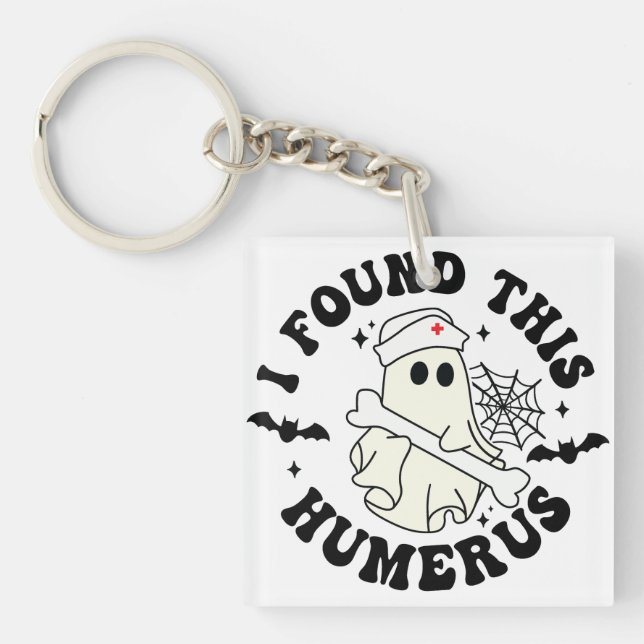 Jag hittade Humerus-Halloween Cute Ghost-sjuksköte (Framsidan)
