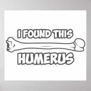 Jag hittade Humerus Poster