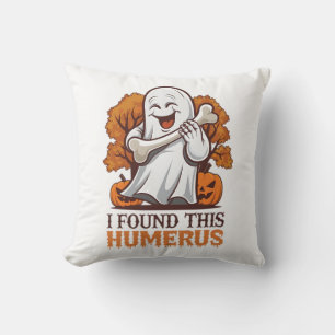 Jag hittade Humerus Shirt Funny Halloween Party Kudde