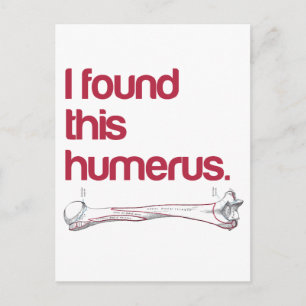 Jag hittade humerus vykort