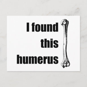 Jag hittade Humerus Vykort