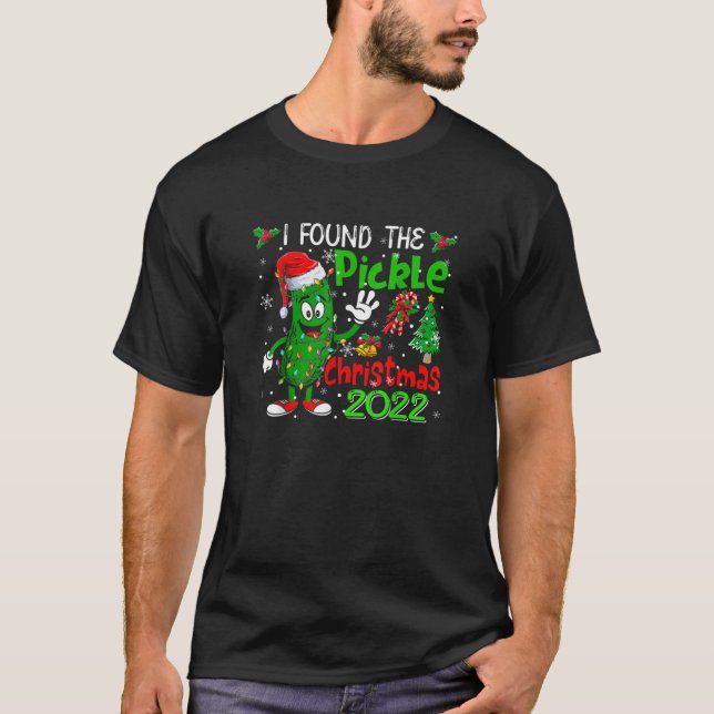 Jag hittade jullen 2022 Santa Pickles X- T Shirt (Framsida)