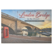 Jag hittade London Bridge i Lake Havasu, Az.