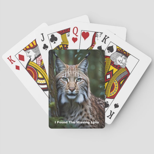 Jag hittade Lynx-uppspelningskort som saknas Casinokort (Baksidan)