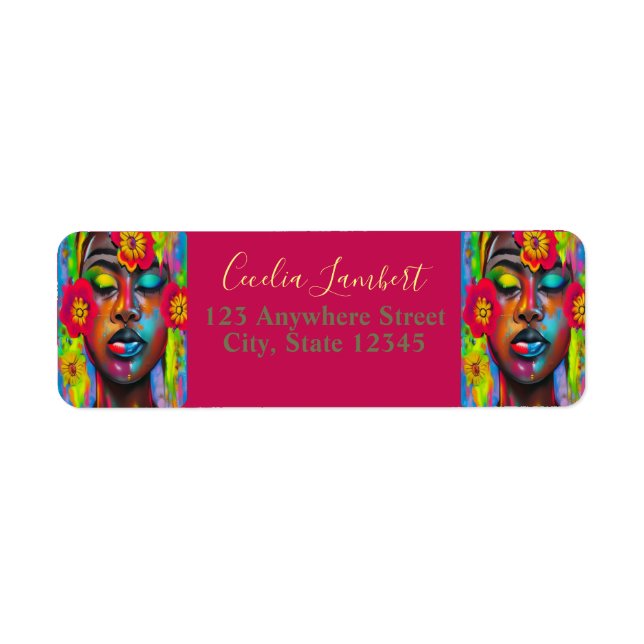 Jag hittade min fredliga Returadress Returadress Etikett (Framsidan)