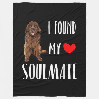 Jag hittade min soulmat | Bästa vän-gåva till hund Fleecefilt
