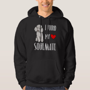 Jag hittade min syskon Pudel Hund älskare bästa vä Hoodie