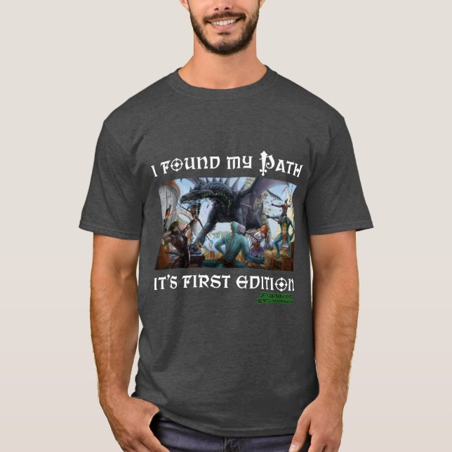 Jag hittade min Väg - Mörk Shirits T Shirt (Framsida)
