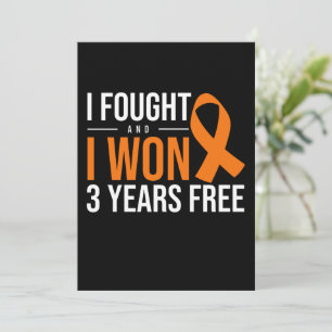 Jag hittade och jag vann Orange Ribbon. Inbjudningar