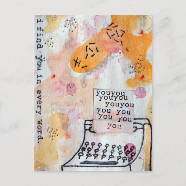 Jag hittar dig i varje vykort (Framsida)