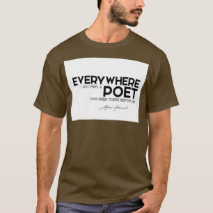 Jag hittar en poet sigmund freud. t shirt