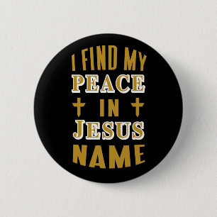Jag hittar min fred i Jesus Namn Knapp