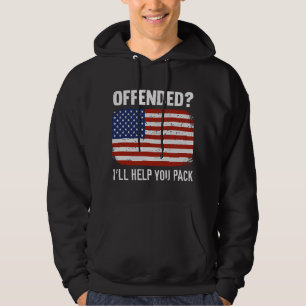 Jag hjälper dig packa konservativt  hoodie