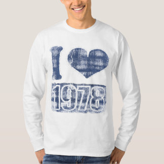 Jag hjärta 1978 Vintage T-Shirt