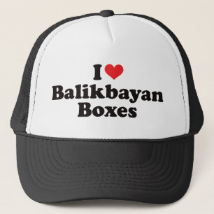 Jag hjärta Balikbayan boxas Truckerkeps