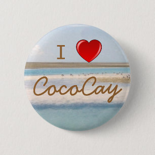 Jag hjärta CocoCay knäppas Knapp