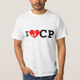 Jag hjärta CP tänder BG T-shirt