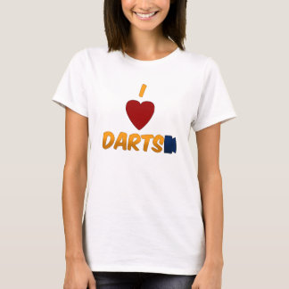 Jag hjärta kasta sig dambabydollen tee shirt