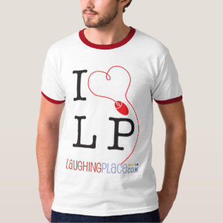 Jag (hjärta) LP beklär design T-shirt
