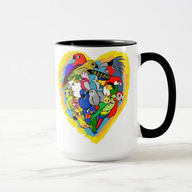 Jag hjärta mekaniskt säga efter den gulliga mugg (Höger)