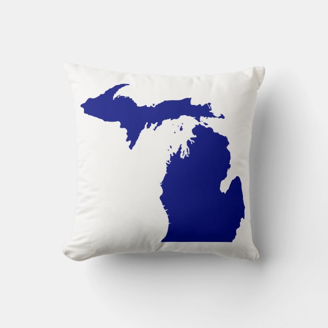 Jag hjärta Michigan Kudde (Framsida)
