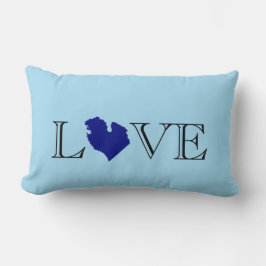 Jag hjärta Michigan Lumbarkudde