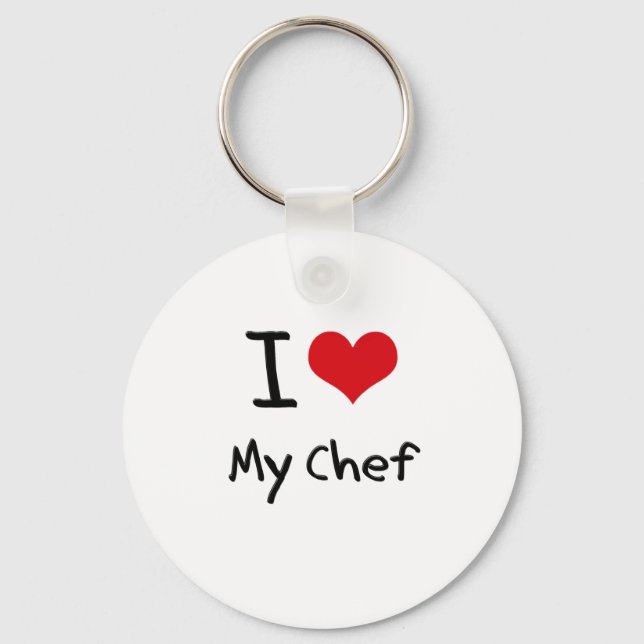 Jag hjärta min Chef Nyckelring (Framsida)