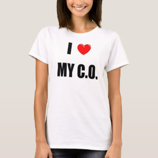 Jag "hjärta" min chef. tee shirt
