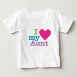Jag hjärta min moster lurar t-skjortan t shirt
