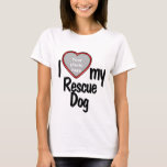 Jag hjärta min Rädding Hund - din huss foto T Shirt<br><div class="desc">Den här roligtens t-shirt visar hur mycket du kärlekar din rädding hund! Skjortan har en roligt hjärtformade fotodroppe i ram där du kan ladda upp ett foto av din egen rädding hund. Hundälskarna kommer att falla i kärlek med roligtens anpassade t-shirt som gör att du kan ladda upp ditt eget...</div>
