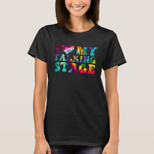 Jag hjärta mitt samtalsstadium i Kärlek mitt samta T Shirt (Framsida)