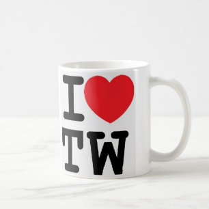 Jag hjärta TW planlägger Kaffemugg