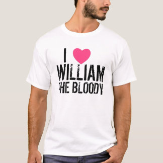 Jag hjärta William tänder t-skjortan T-shirt